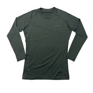 Devops T Shirt Mens M Medium Forest Green Fleece Lined Long Sleeve Base Layer